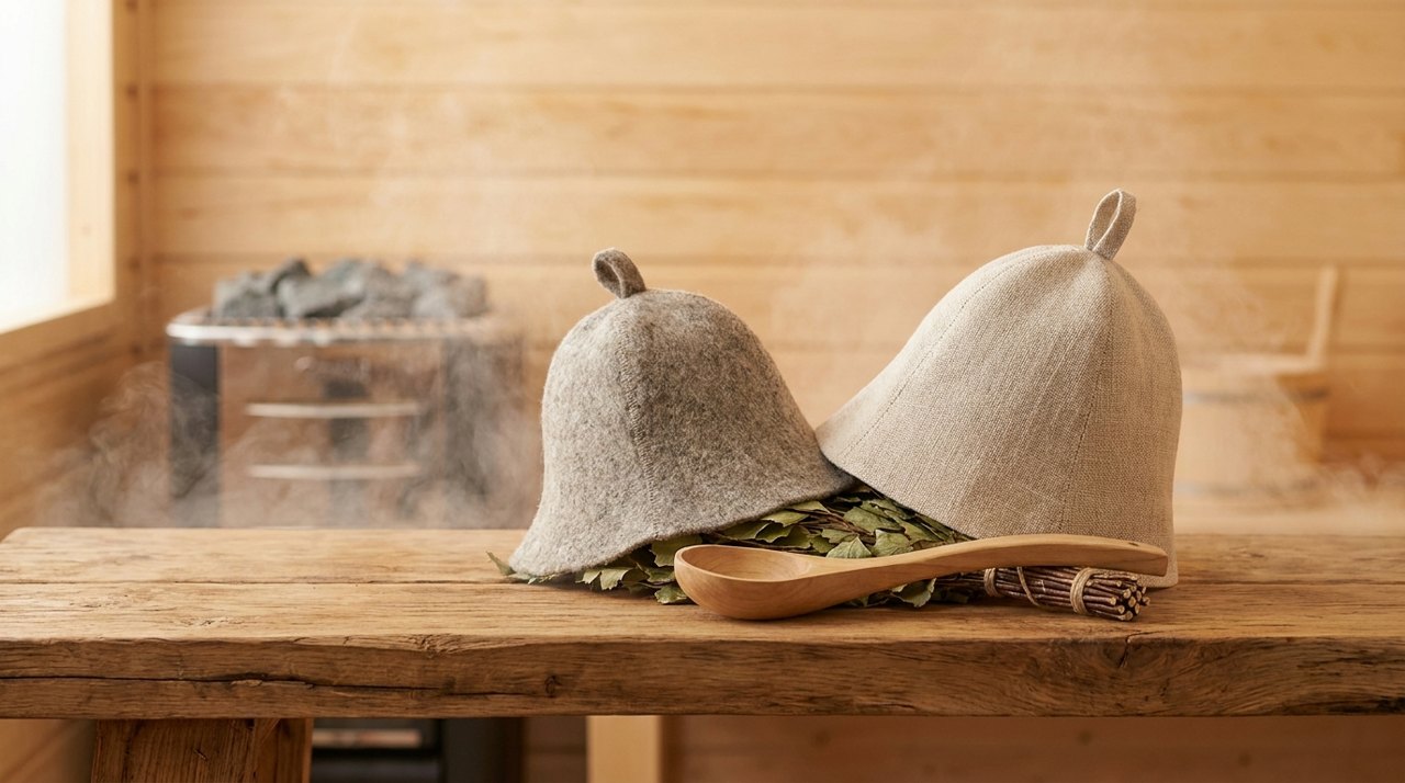 Wool vs Linen Sauna Hats: Two Natural Fibers, Two Different Jobs