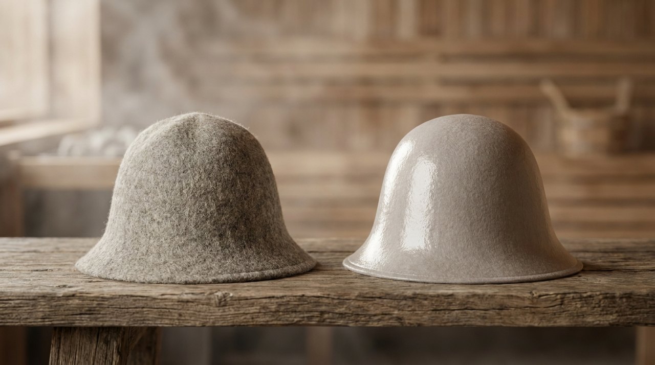 Wool vs Synthetic Sauna Hats: The Material Truth